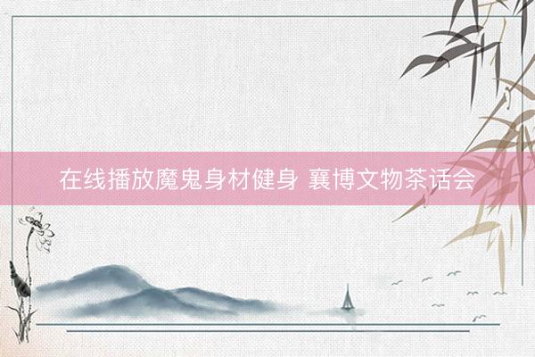 在线播放魔鬼身材健身 襄博文物茶话会