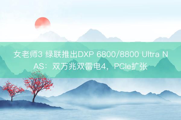 女老师3 绿联推出DXP 6800/8800 Ultra NAS:双万兆双雷电4,PCIe扩张